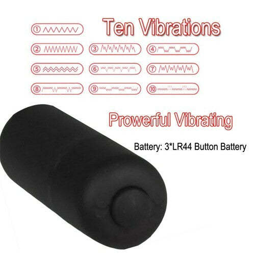 Soft Silicone 10-Speeds Vibration Scrotum Cap Cock Ring-BestGSpot