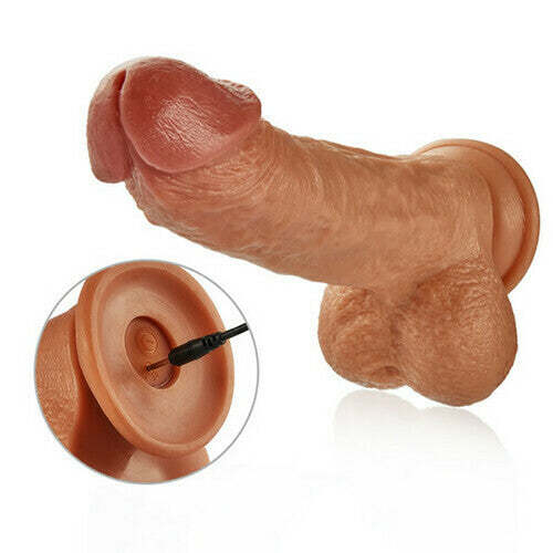 9-Inch Realistic Dildo - Powerful Vibrating Remote Control-BestGSpot