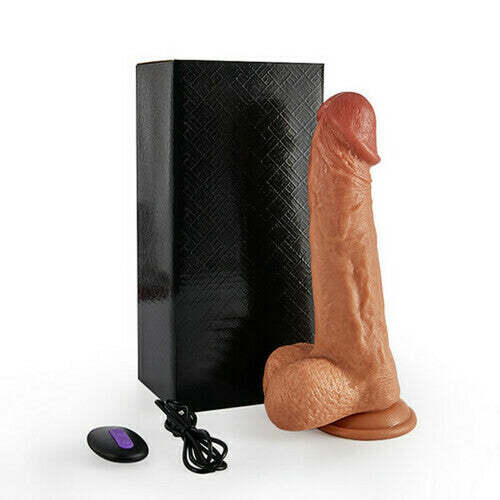 9-Inch Realistic Dildo - Powerful Vibrating Remote Control-BestGSpot