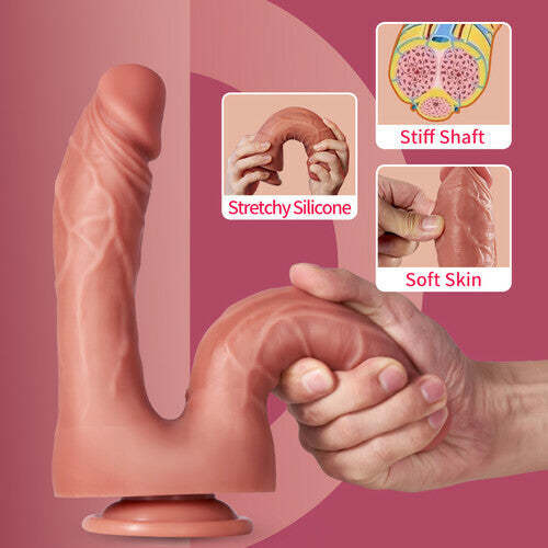 Logan 8.27-inch Lifelike Double-Ended Dildo: Suction Cup Fun-BestGSpot