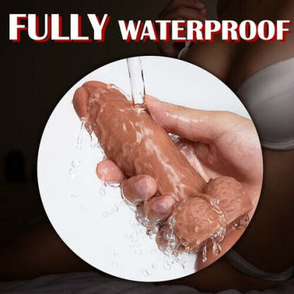 Levi 6.3-Inch Beginner Silicone Realistic Dildo with Suction Cup-BestGSpot