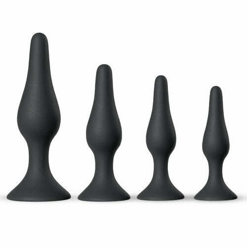 Silicone Anal Plugs Starter Set - 4 Piece Set-BestGSpot