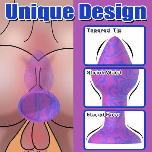 Eli Progressive Anal Training Flared Base Silicone Butt Plugs Set-BestGSpot