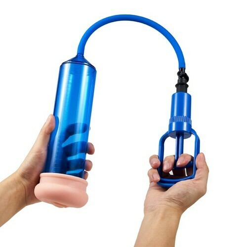 Bestgspot Blue Penis Enlargement Pump with Trigger | Blue Chamber | Tight Seal-BestGSpot