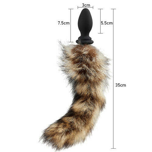 Bestgspot Raccoon Tail 10 Vibrating Anal Vibrator-BestGSpot