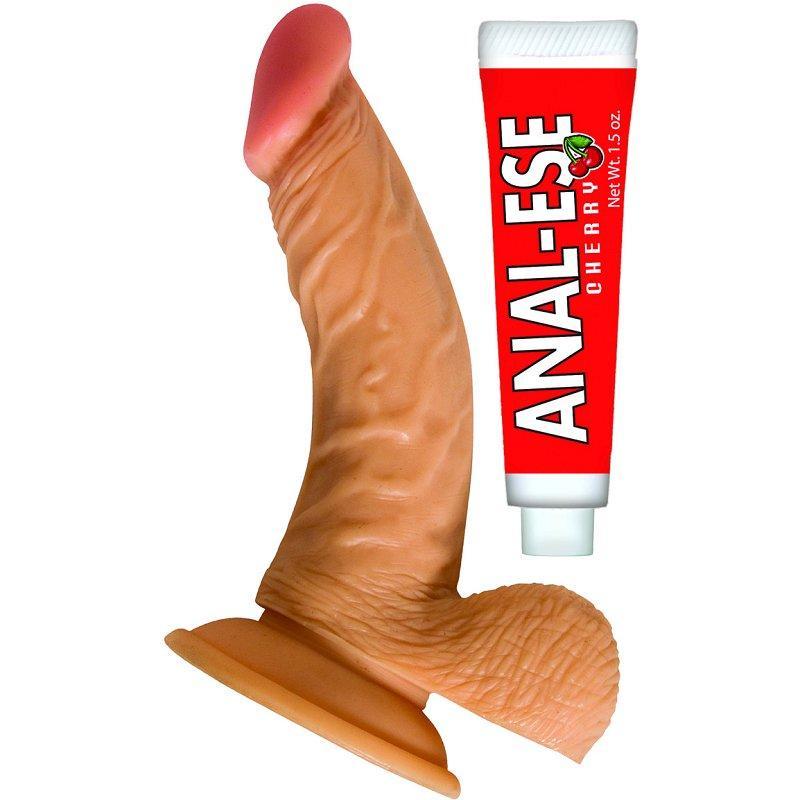 6.5'' All American Whopper with Anal Lube-BestGSpot