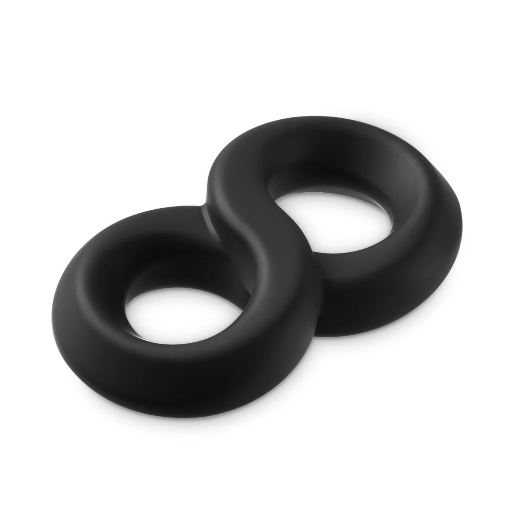 Thick and Soft Infinite Loop Doubled Restraint Penis Ring - Enhance Pleasure and Performance-BestGSpot