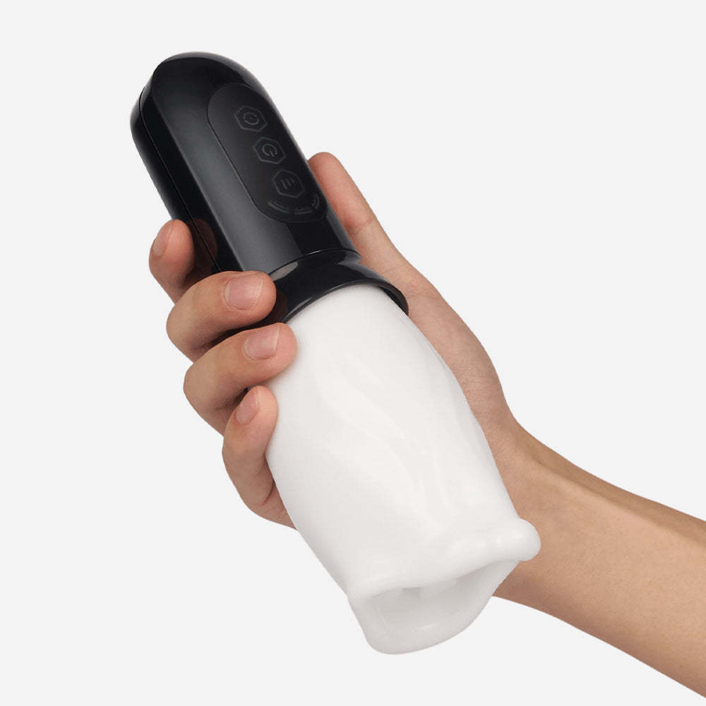 Bare Sleeve Blow Job Cup - 4 Frequency 3 Speeds-BestGSpot
