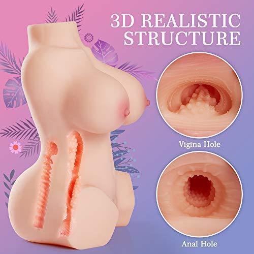 6.6lb Handheld Realistic Love Doll with Boobs, Anus & Pussy - Male Stroker Masturbator-BestGSpot