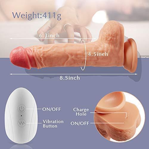 8.5" Vibrating Thrusting Dildo - Realistic & Remote Control-BestGSpot