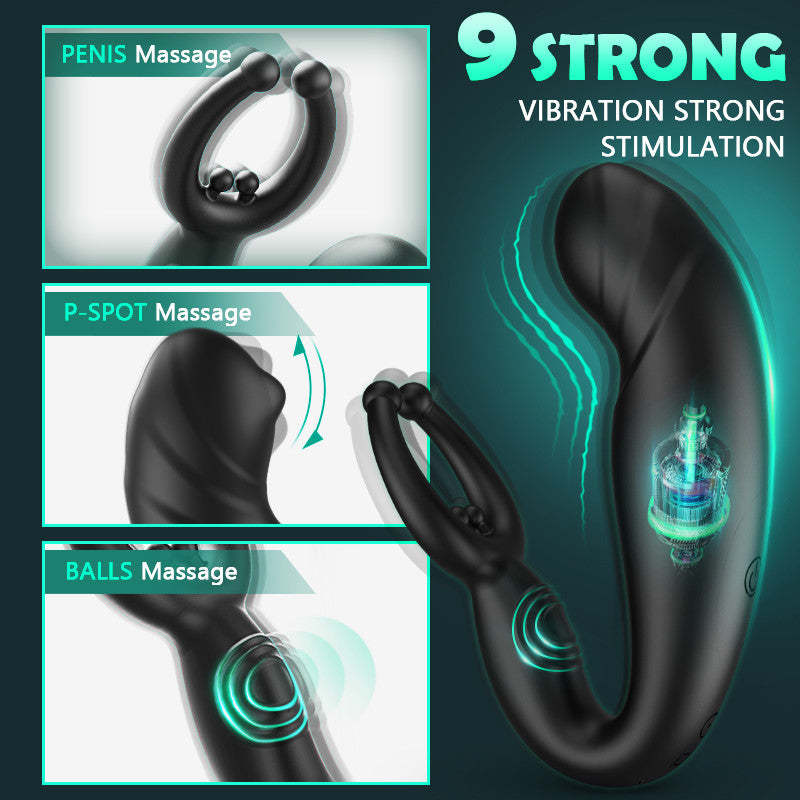 Multifunctional Vibrating Prostate Anal Plug with Remote Control-BestGSpot
