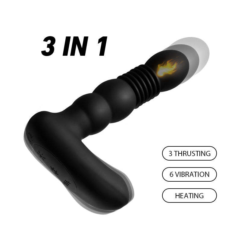 Prostate King 3-in-1 6 Vibration 3 Thrusting Heating Prostate Massage-BestGSpot