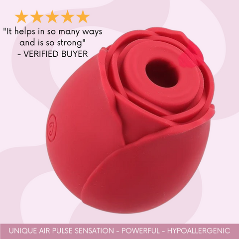 "It helps in so many ways and is so strong" -Verified Buyer. Unique air pulse sensations - powerful - hypoallergenic.