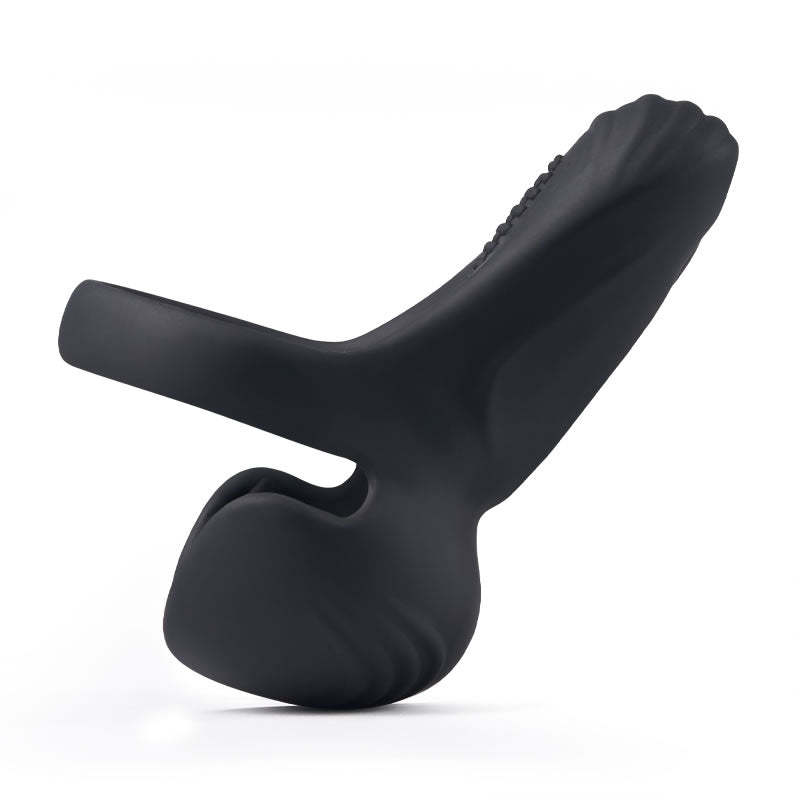 Sensation Bliss: 10-Pattern Vibrations Balls Dense Tickler Penis Ring!-BestGSpot