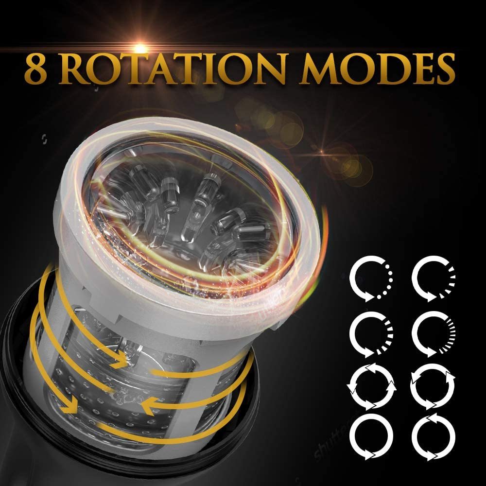 8-Mode Reversible Rotation Masturbator Cup for Sensational Pleasure-BestGSpot
