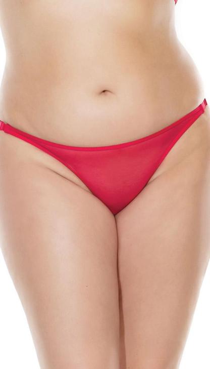 Seductive Red Bow Back Thong Panty-BestGSpot