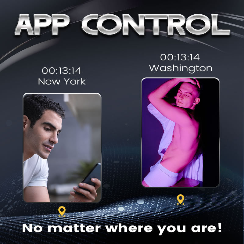 U-Reyer App Control - Double Pleasure Cock Ring & Prostate Massager-BestGSpot