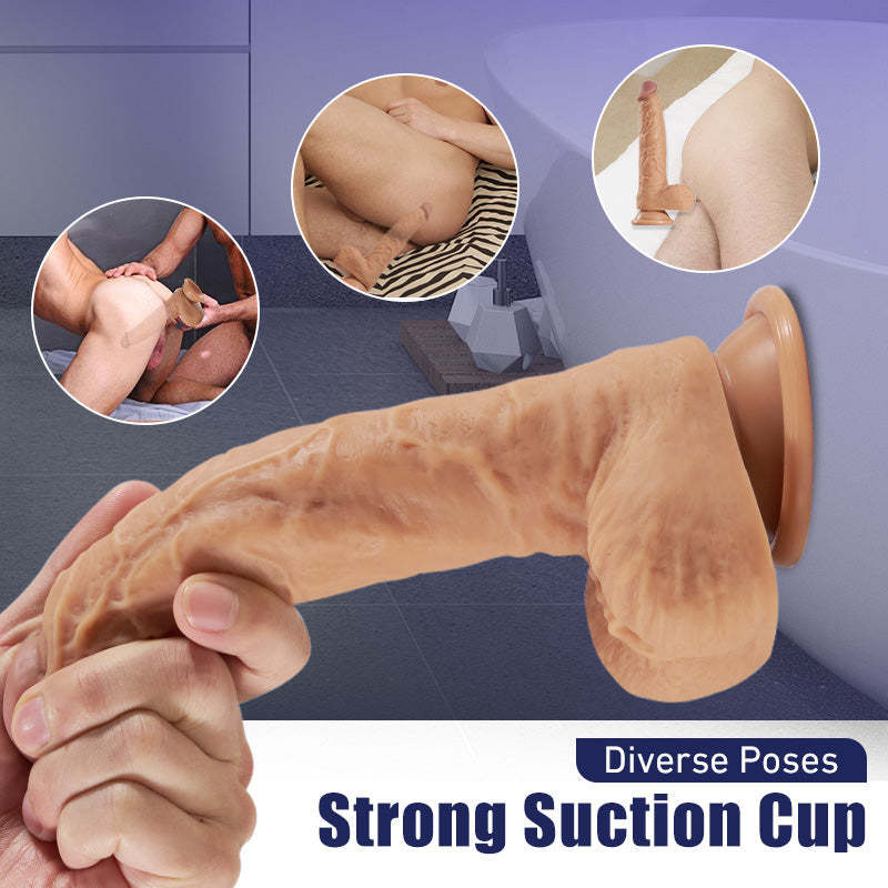 8.6-Inch Remote 3 Functions Multiple Combination Lifelike Dildo-BestGSpot