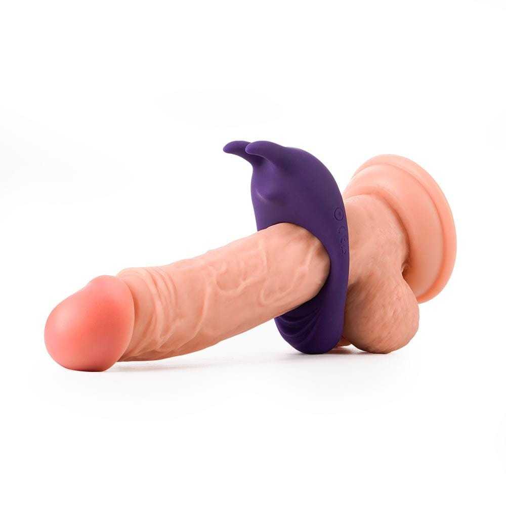 9 Vibrating Rabbit Silicone Multifunctional Cock Ring-BestGSpot