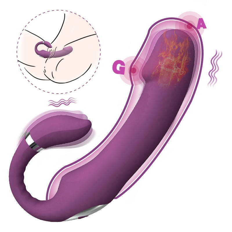 Sophia 3-in-1 Heating Purple Vibrator-BestGSpot