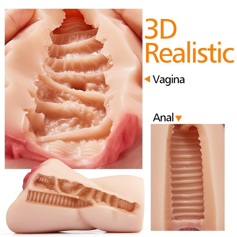 Dual Tunnel Pleasure: Realistic Garnet Labia Pocket Pussy-BestGSpot
