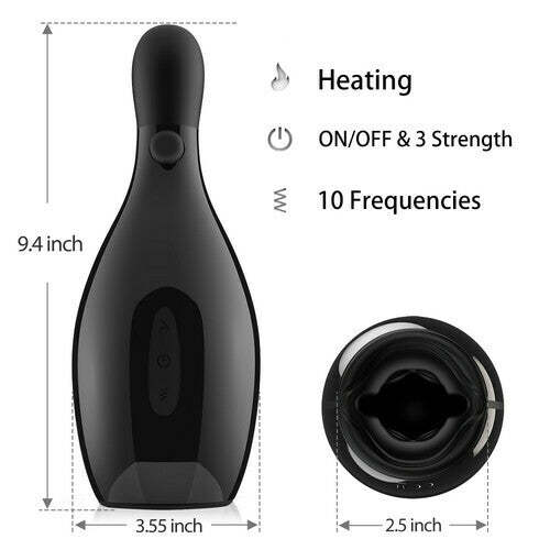 Inflatable Pump Clamping Shrinking Vagina Male Masturbator Device-BestGSpot