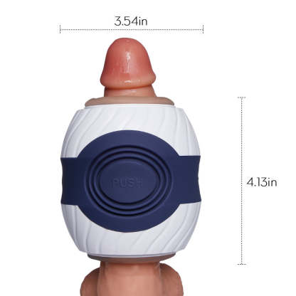 Mickey 5 Suction 10 Vibration Transparent Male Masturbator with Controlling Handle-BestGSpot