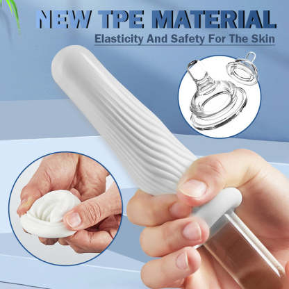 Experience Intense Pleasure with our Manual Erotic Mini Disposable Soft Jelly Male Masturbator-BestGSpot