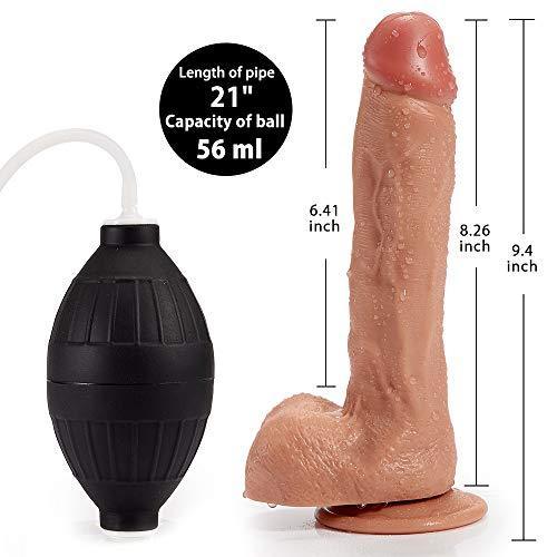 9.5-Inch Squirting G-Spot Ejaculating Dildo with Strong Suction Cup-BestGSpot