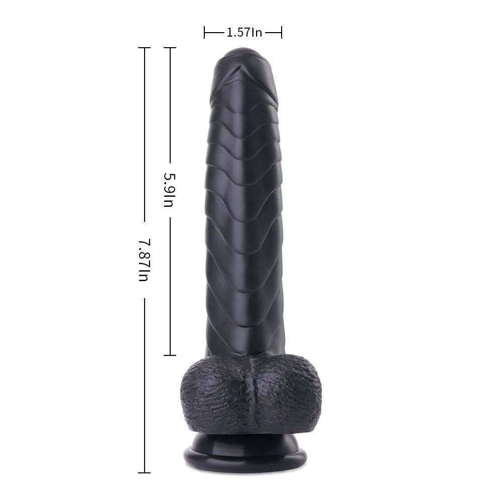 Black Foreskin Masturbation Dildo - Lifelike Sensations Await-BestGSpot