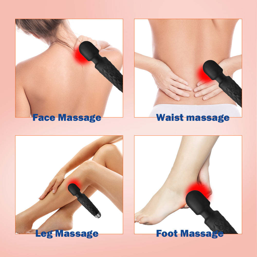 8-Speed 20-Frequency Vibrating Magic Wand Massager | Ultimate Pleasure Experience-BestGSpot