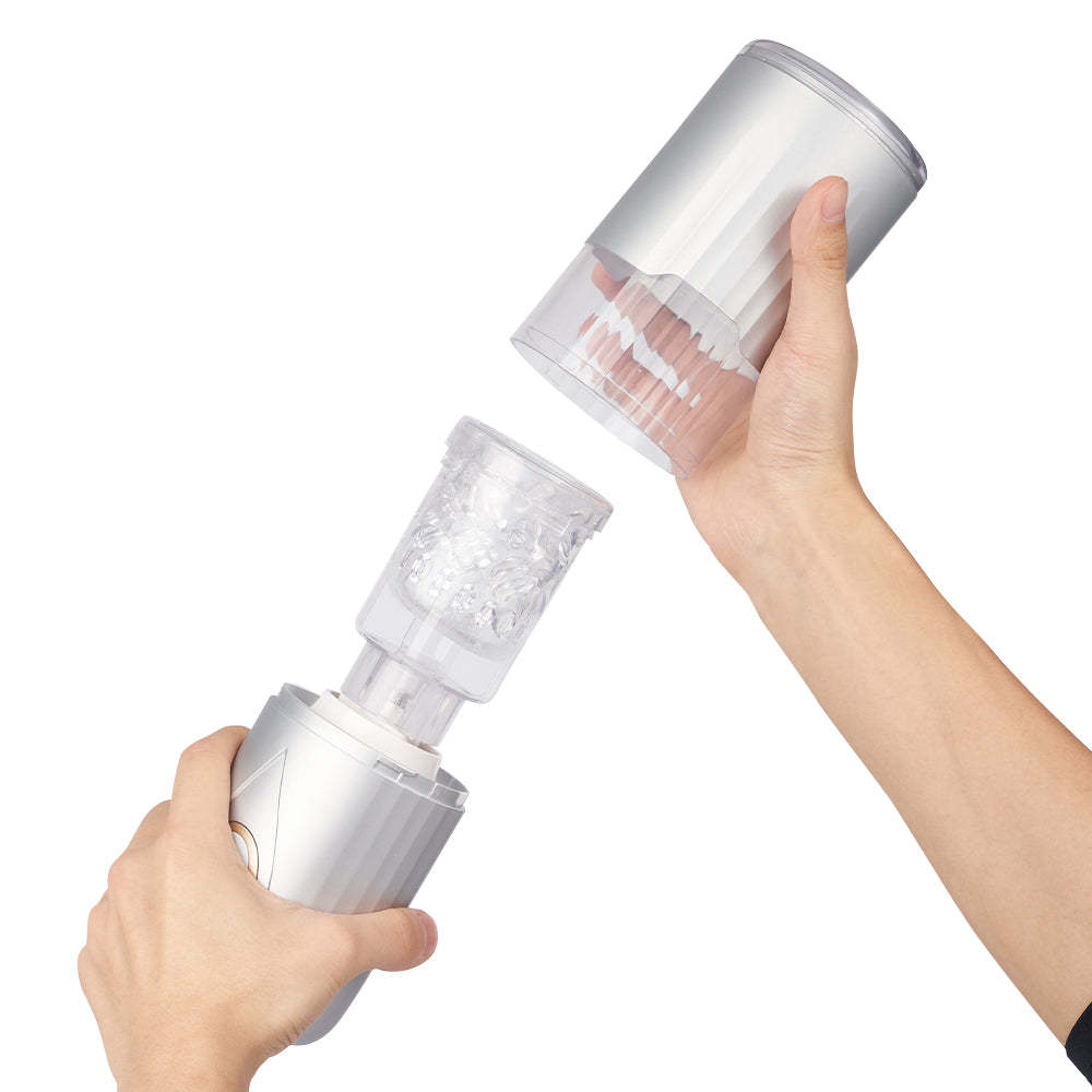 TOUCH Space Sliver 10 Rotating Thrusting Automatic Masturbation Cup-BestGSpot