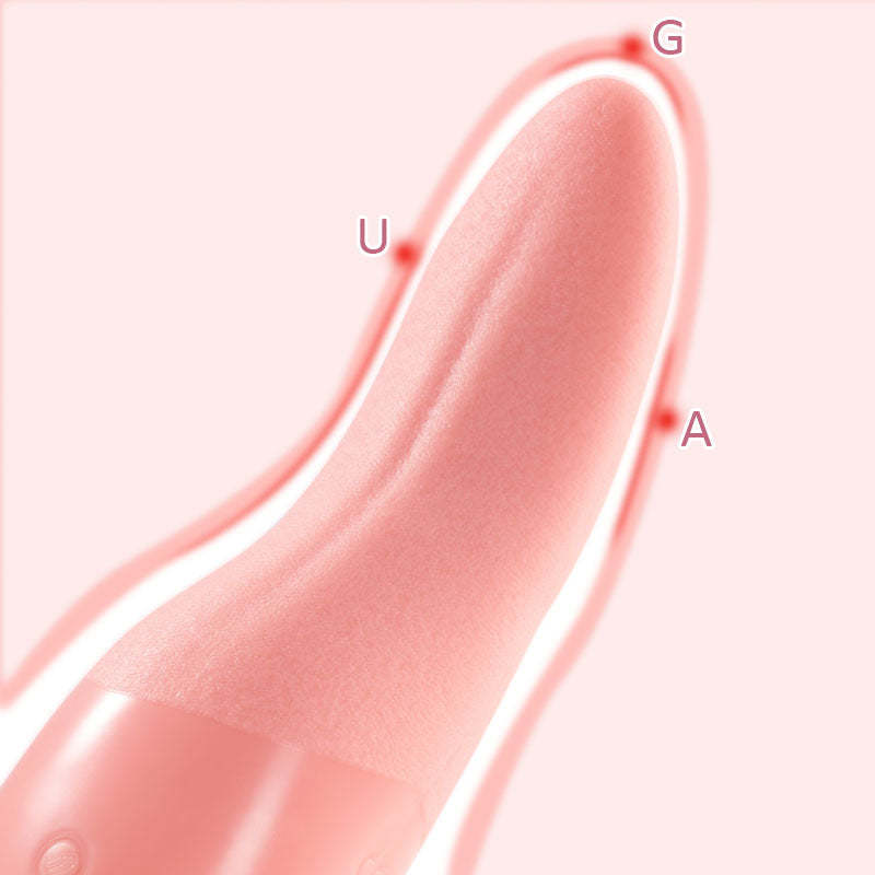 Helran Clit Licking Tongue Vibrator with G-Spot Stimulator-BestGSpot