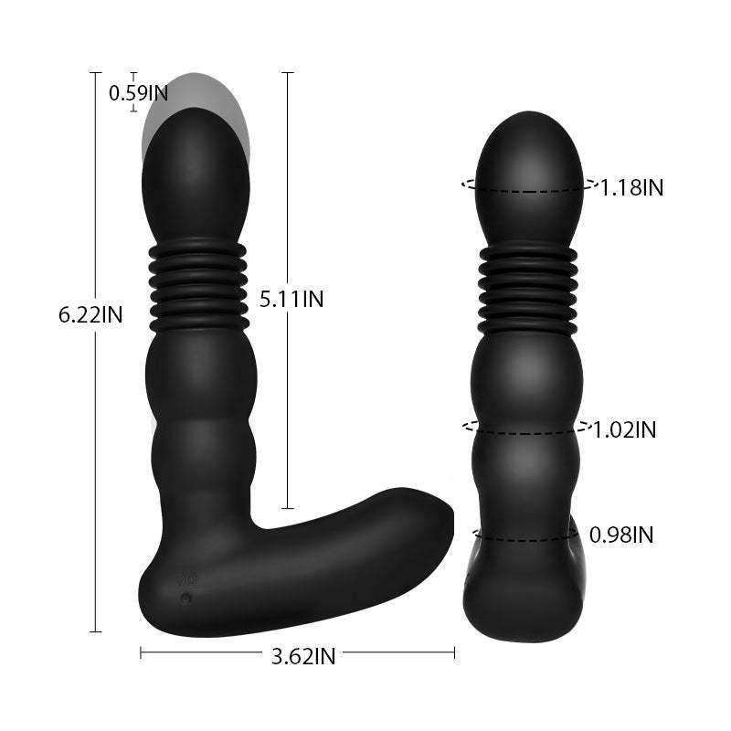 Prostate King 3-in-1 6 Vibration 3 Thrusting Heating Prostate Massage-BestGSpot