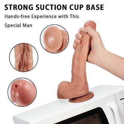 9.5-Inch Squirting G-Spot Ejaculating Dildo with Strong Suction Cup-BestGSpot