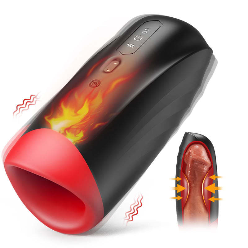 Liam 3-in-1 Clamping Vibrating Heating Powerful Masturbator-BestGSpot