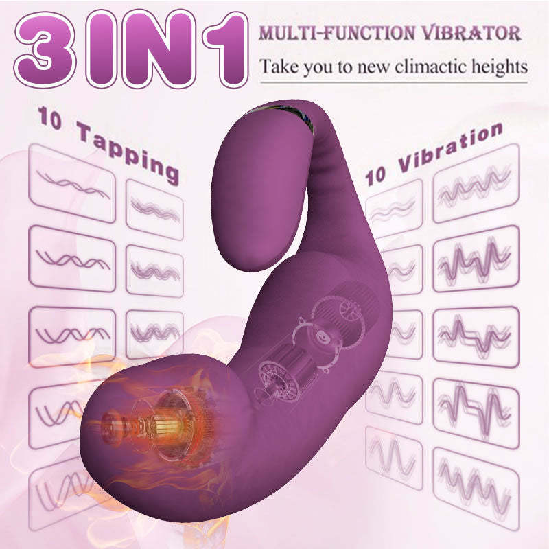 Sophia 3-in-1 Heating Purple Vibrator-BestGSpot