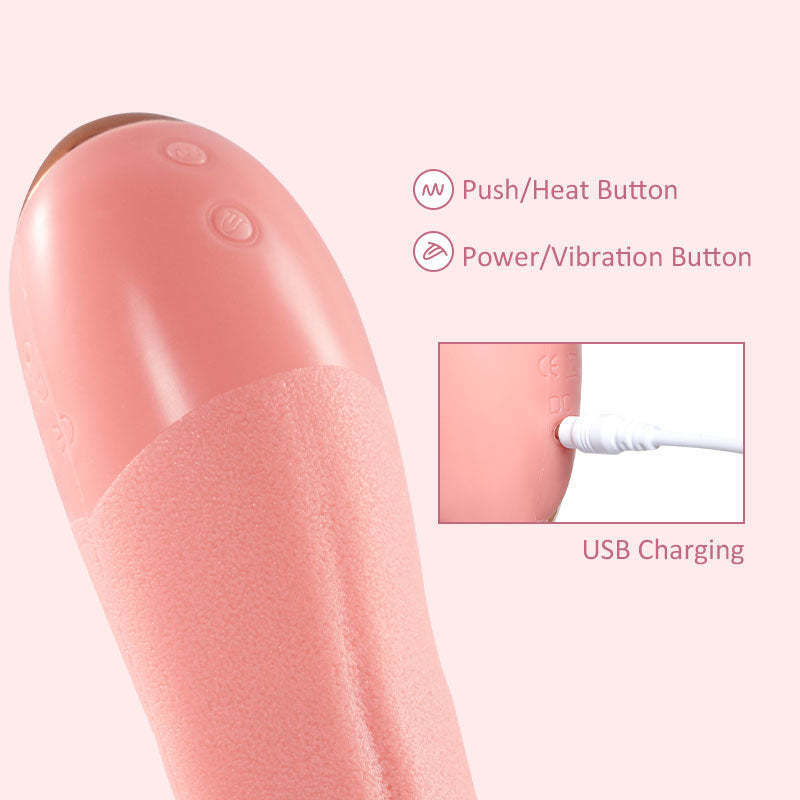 Helran Clit Licking Tongue Vibrator with G-Spot Stimulator-BestGSpot