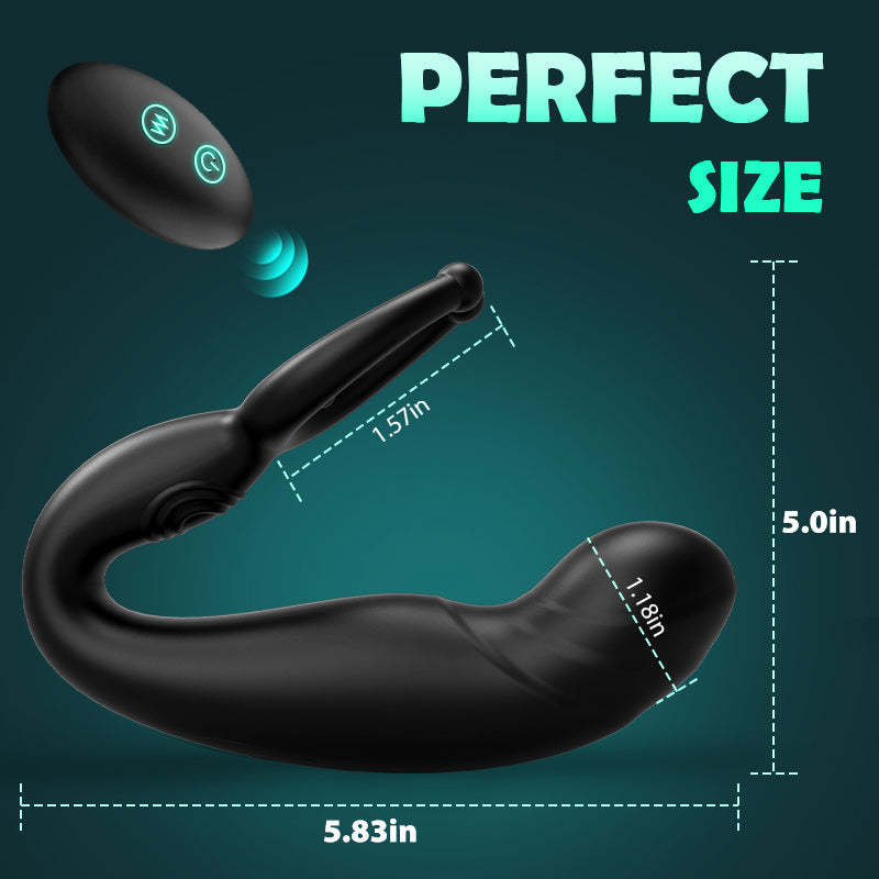 Multifunctional Vibrating Prostate Anal Plug with Remote Control-BestGSpot