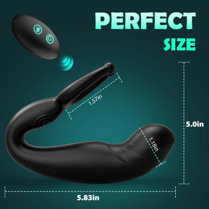 Multifunctional Vibrating Prostate Anal Plug with Remote Control-BestGSpot