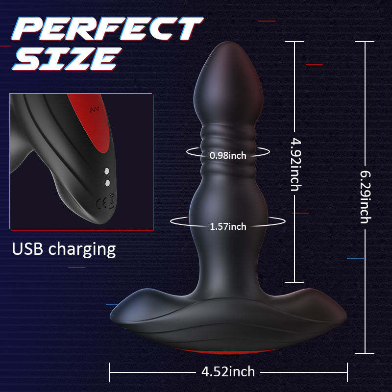 Thrust & Vibe Anal Plug - Ultimate Pleasure with Remote Control-BestGSpot