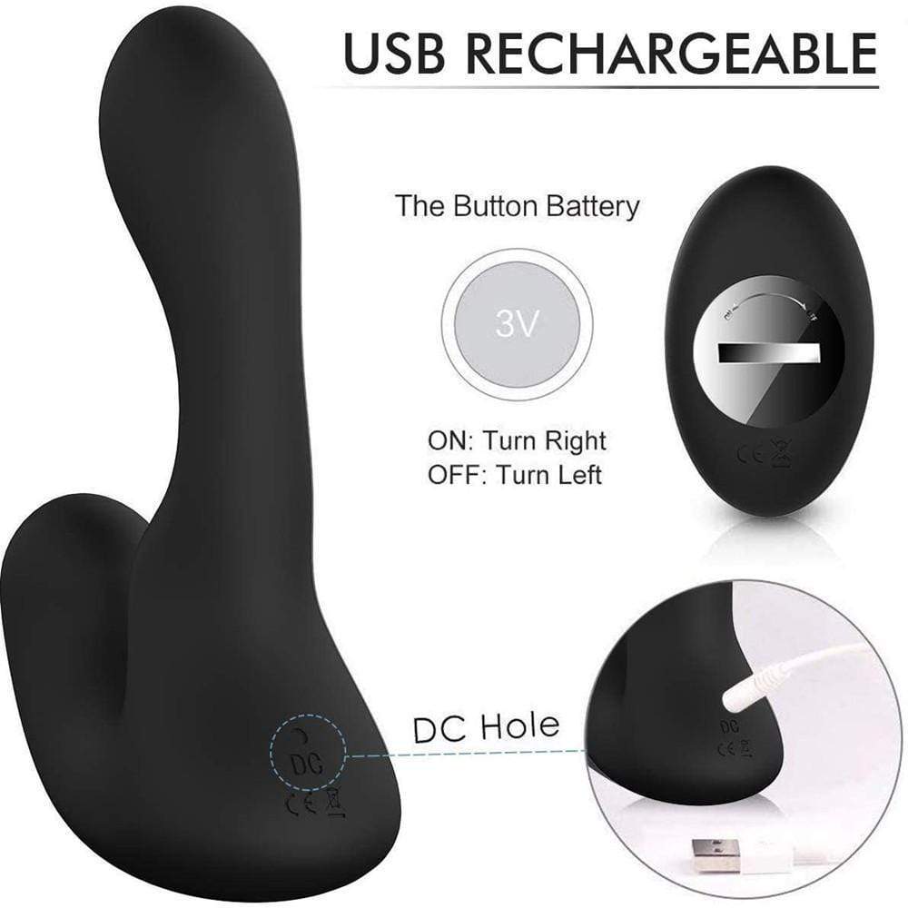 9-Pattern Vibration Double Motor 30 Wave-Motion Prostate Massager-BestGSpot