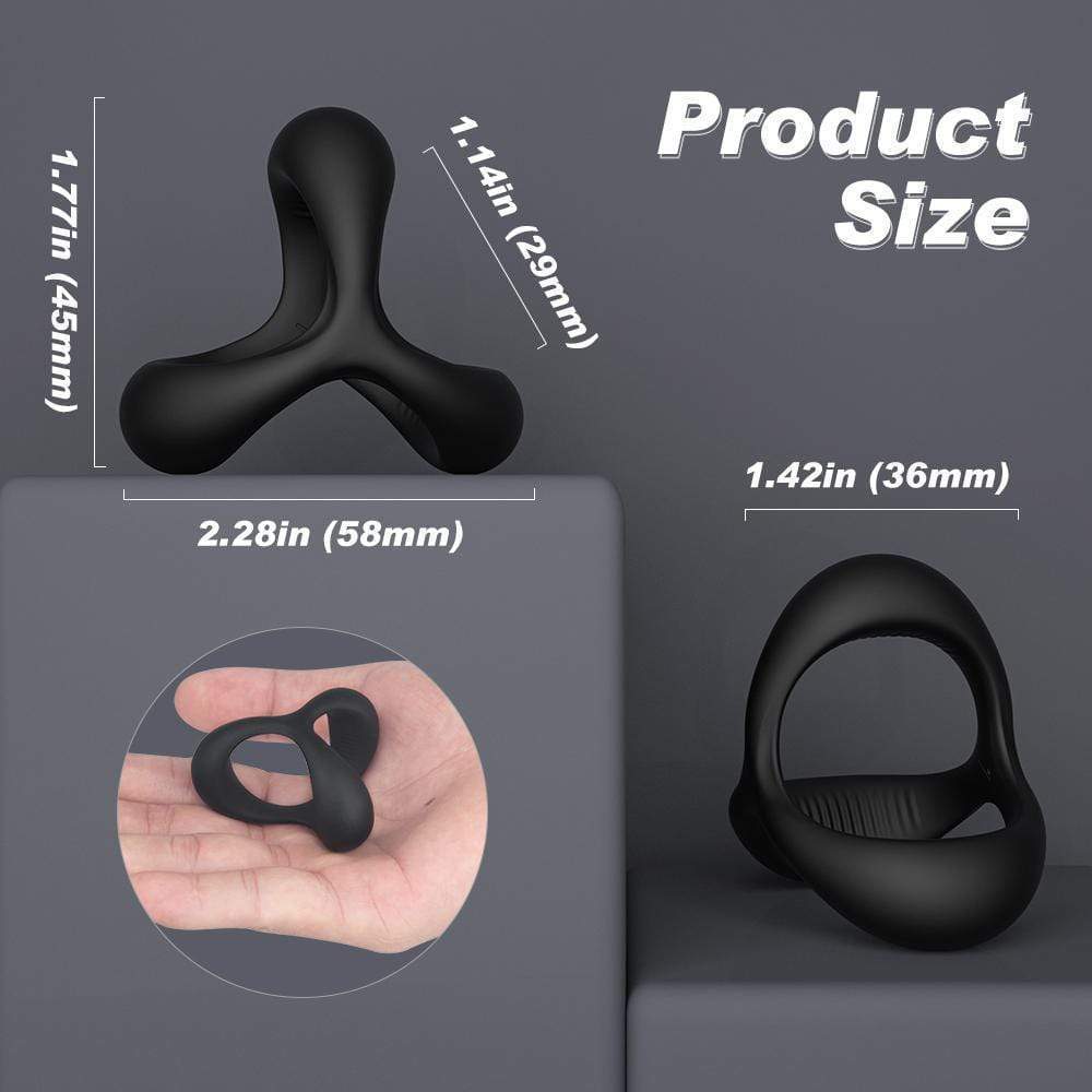 S-Hande 1.14" Silicone Penis Ring for Erection Enhancing-BestGSpot