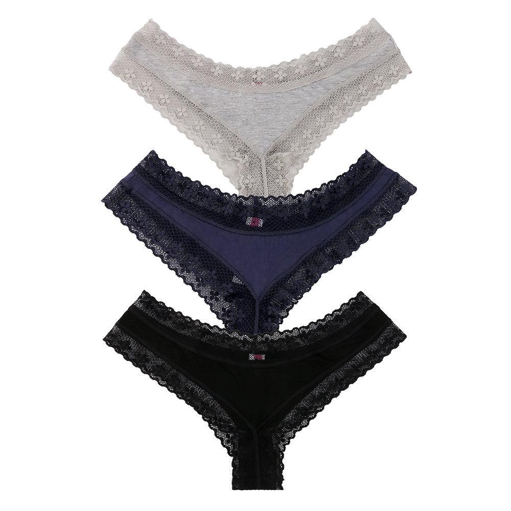 Cozy Cotton Cheeky Panty Set - Everyday Essentials-BestGSpot