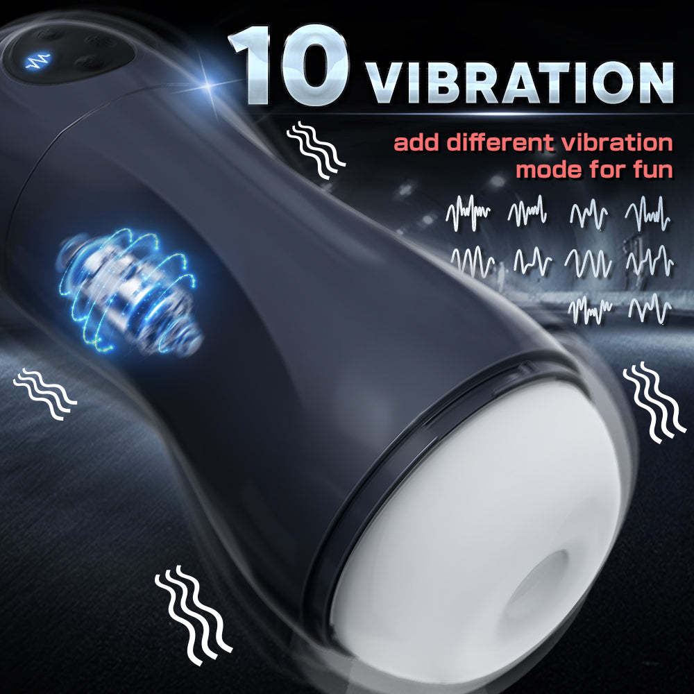 3 Swallowed Suctions and 10 Vibrations Blowjob Male Masturbator-BestGSpot