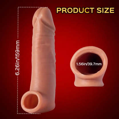 Conqueror - 5-inch Penis Extender Extension Sleeve & Bullet Vibrator-BestGSpot