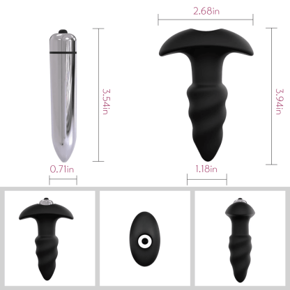 Corkscrew Anal Sex Toy Vibrating Butt Plug - Explore Sensual Twists-BestGSpot