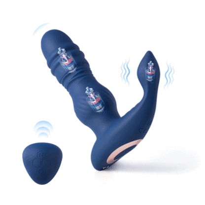 Jaden Thrusting Prostate Massager Vibrating Butt Plug Anal Sex Toy-BestGSpot