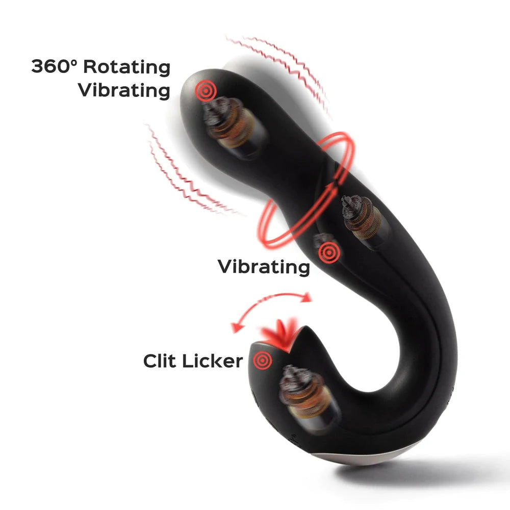 JOI Pro G-Spot Vibrator & Clit Licker - Ultimate Pleasure Duo-BestGSpot