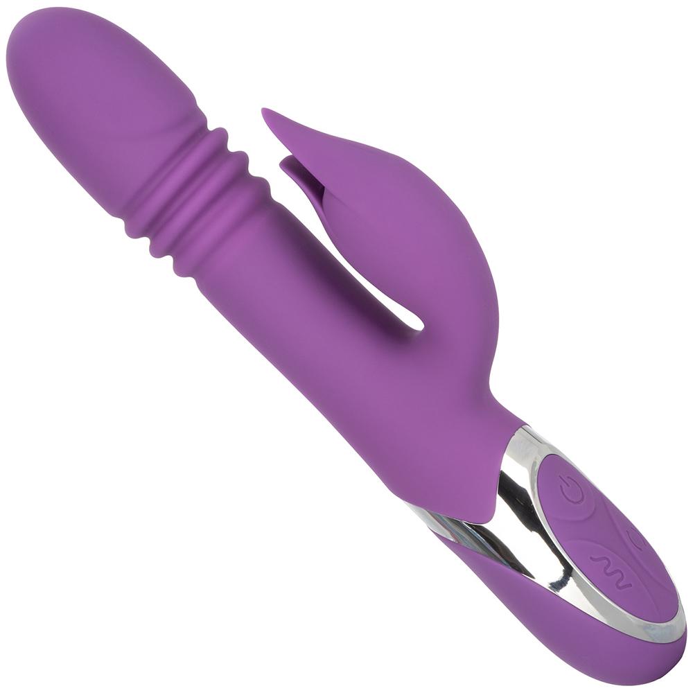 Thrusting Dual-Action Vibrator - Incredible G-Spot and Clitoral Stimulation!-BestGSpot